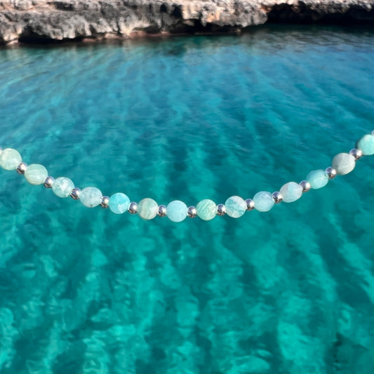 NEITA AMAZONITE NECKLACE SET