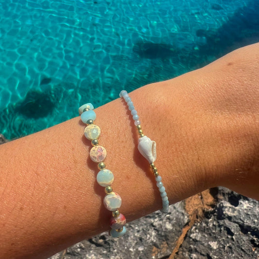 NEA BEIGE GOLD BRACELET