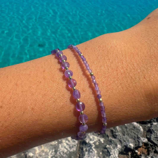 GOLD AMETHYST BRACELET