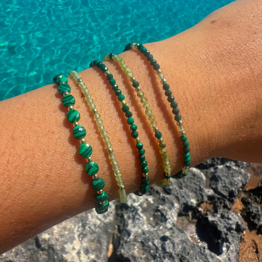 BRACELET PÉRIDOT EN OR