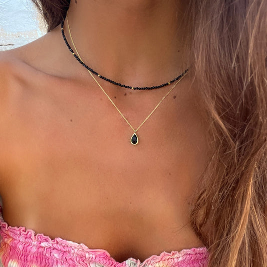 COLLAR DROP ÓNIX ORO