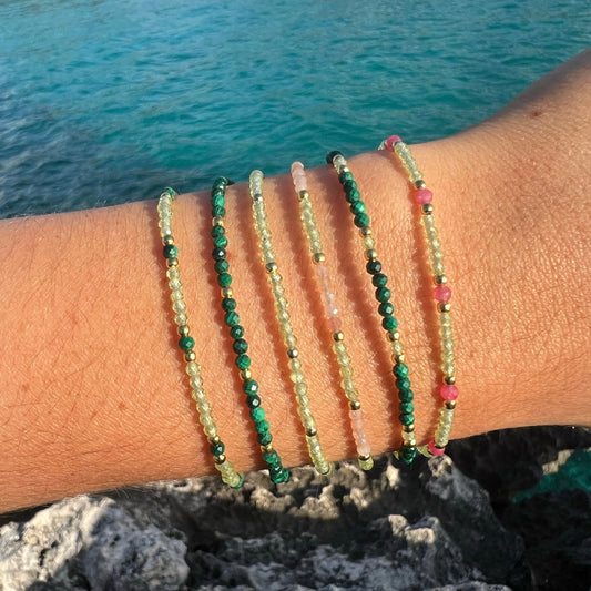 BRACELET PÉRIDOT ESCACS