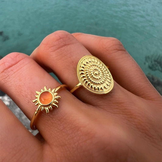 BAGUE OR ORANGE FIRE