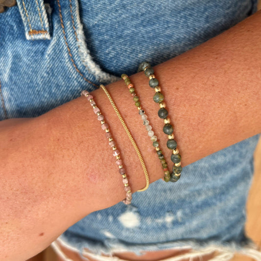 PULSERA CUBE ROSE ORO