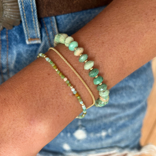 SENA TURQUOISE GOLD BRACELET