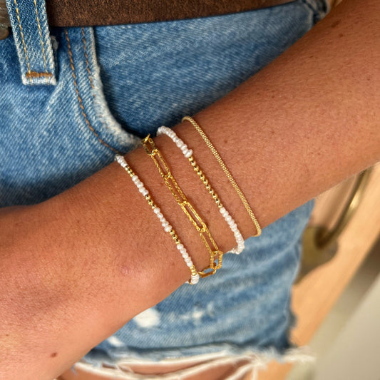 PULSERA ERA PERLA ORO