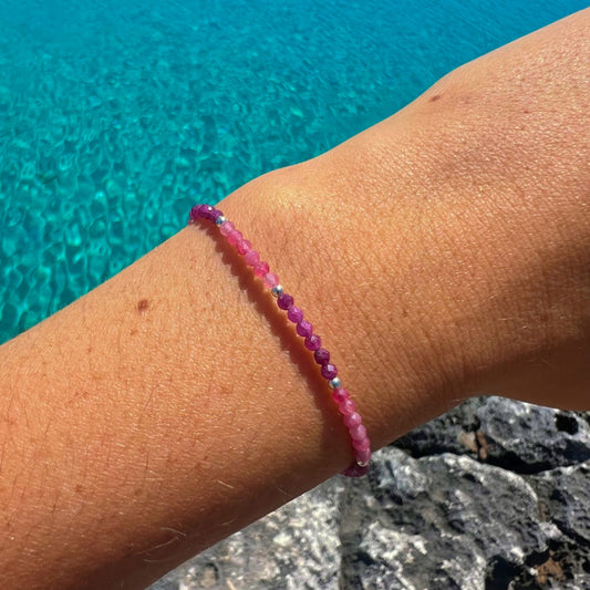 BRACELET RUBIS ESCACS