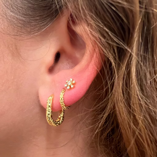 DERU GOLD EARRINGS