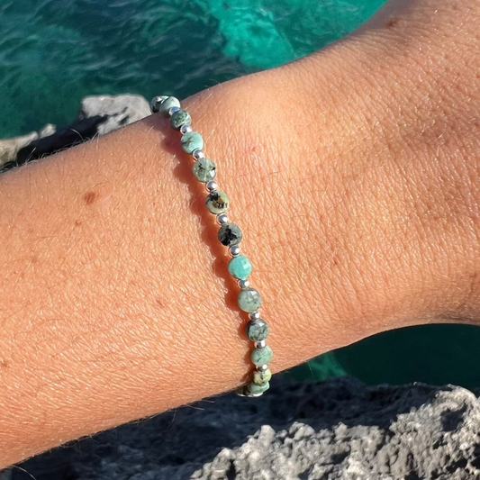 Pulsera de Turquesa Africana