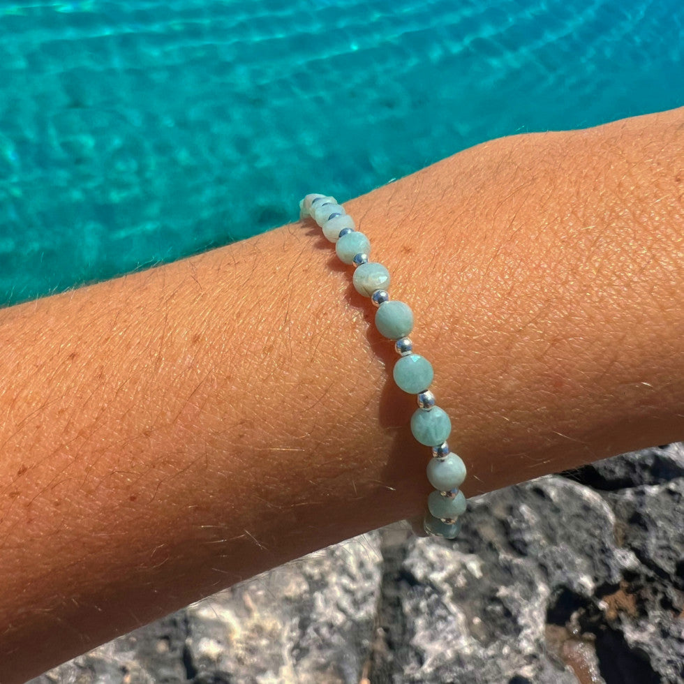 CONJUNTO COLLAR Y PULSERA NEITA AMAZONITA