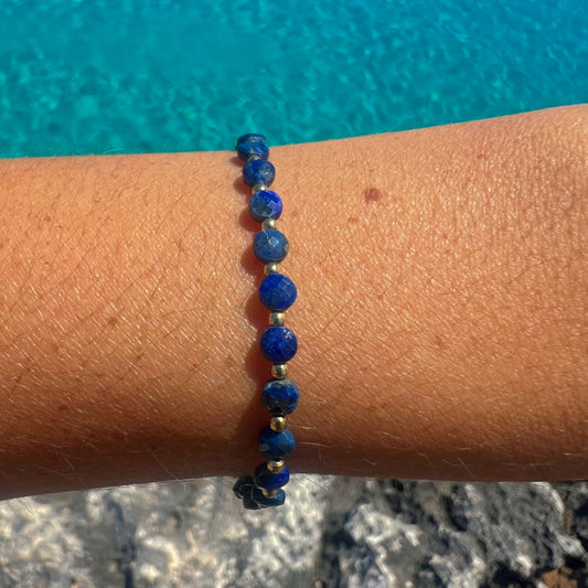 PULSERA NEITA LAPISLAZULI ORO