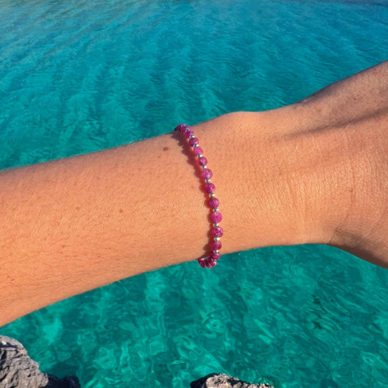 CONJUNTO COLLAR Y PULSERA NEITA RUBI