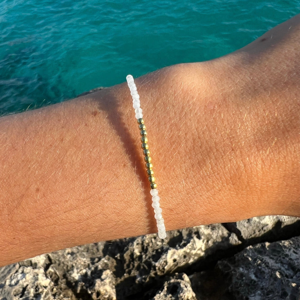 PULSERA ERA PEDRA LLUNA OR