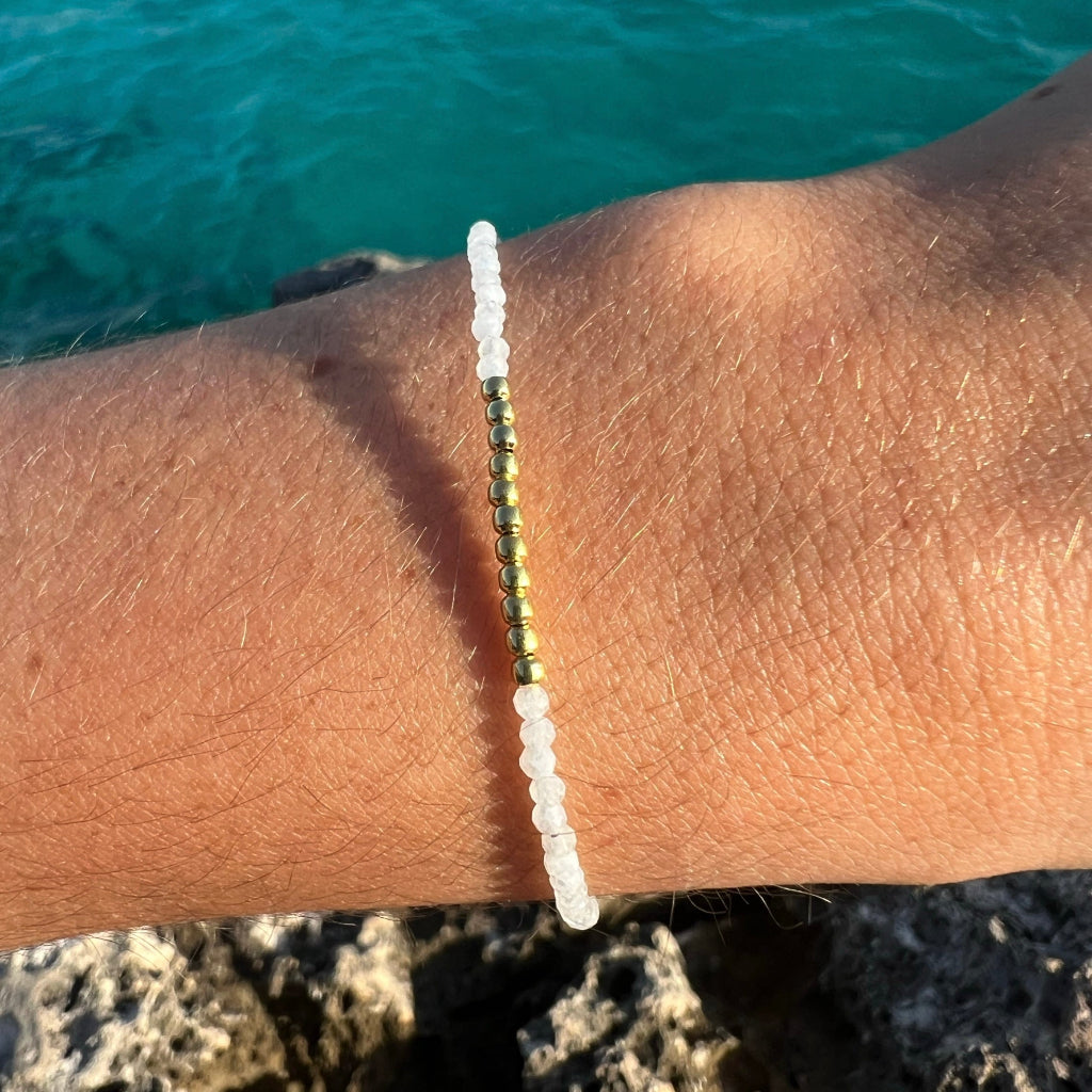 PULSERA ERA PEDRA LLUNA OR