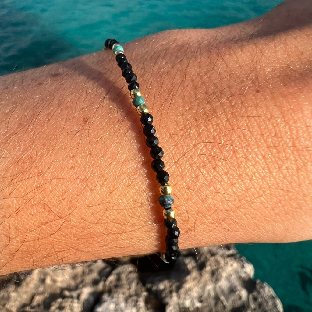 BRACELET EN OR ONYX ÂME