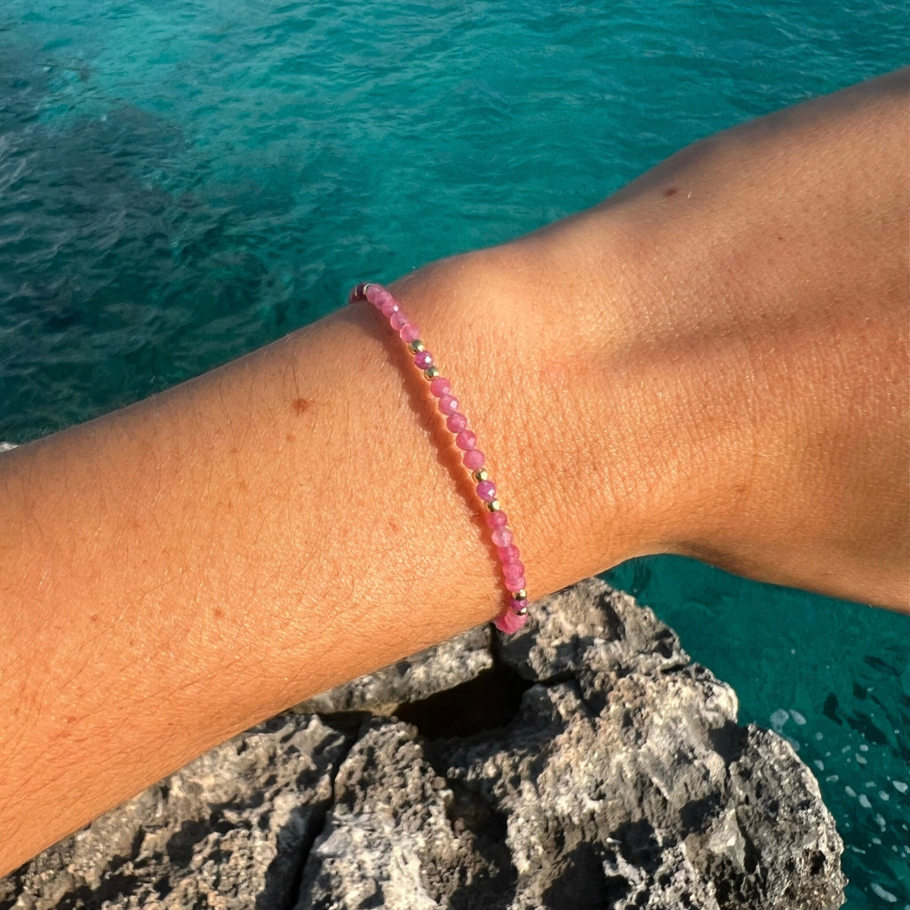 PULSERA SOUL TURMALINA RUBI