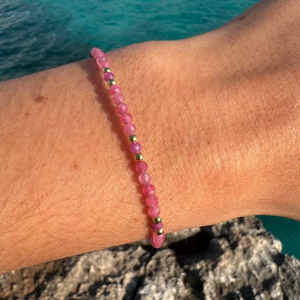 PULSERA SOUL TURMALINA RUBI