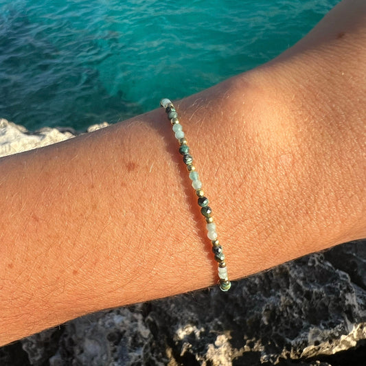 BRACELET AMAZONITE AFRICAINE