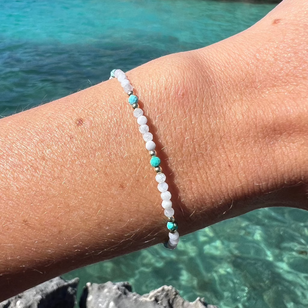 Pulsera Soul Piedra Luna Gold