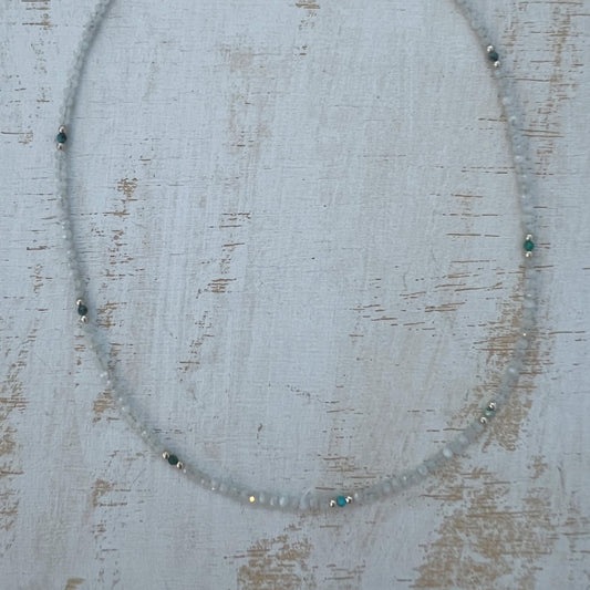 SOUL TURQUOISE MOONSTONE NECKLACE