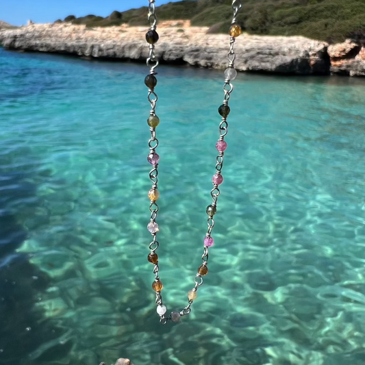 COLLAR TURMALINA CADENA