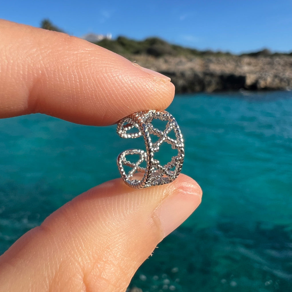Boucles d'oreilles manchette Sara