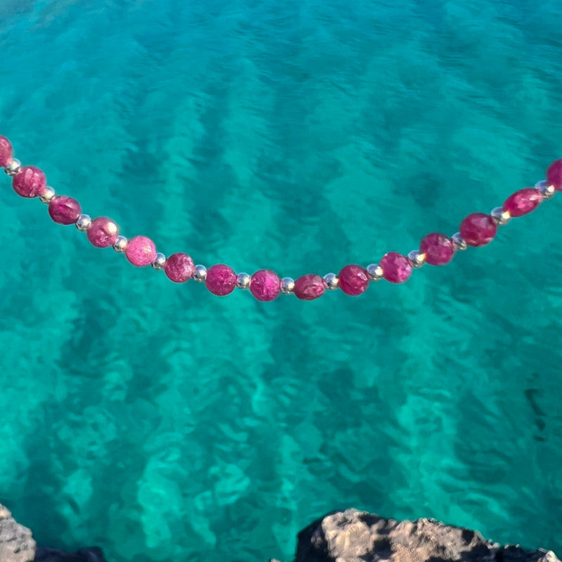 ENSEMBLE COLLIER NEITA RUBIS