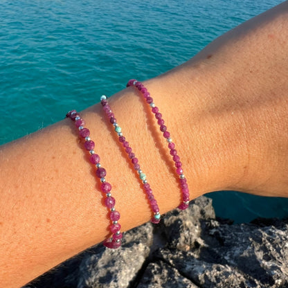 BRACELET ÂME RUBIS TURQUOISE