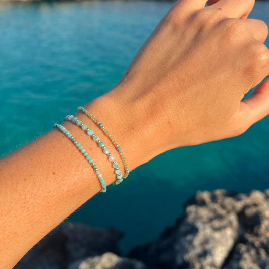 BRACELET SOUL PÉRIDOT TURQUOISE