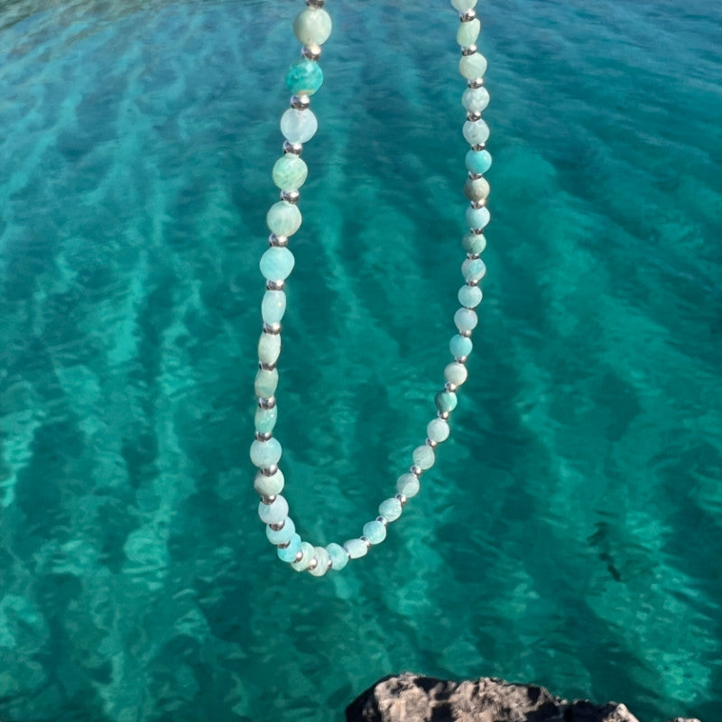 COLLIER NEITA AMAZONITE