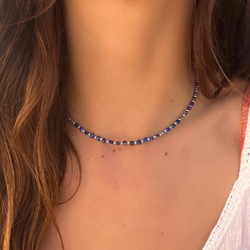 CONJUNTO COLLAR Y PULSERA NEITA LAPISLAZULI