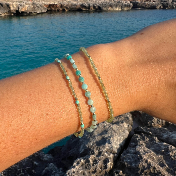 PULSERA SOUL PERIDOT TURQUESA