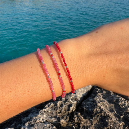 PULSERA SOUL TURMALINA CORAL