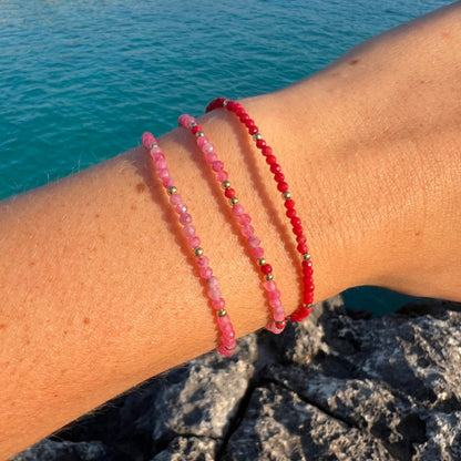 PULSERA SOUL TURMALINA CORAL