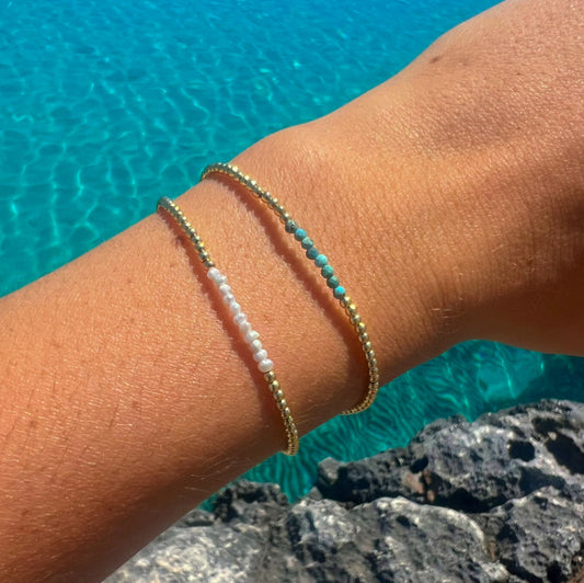 PULSERA ERA TURQUESA ORO