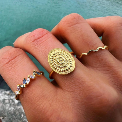 SEA GOLD RING