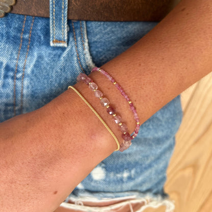 GOLD TOURMALINE BRACELET