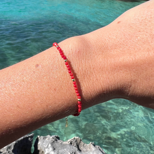 Pulsera Coral Gold