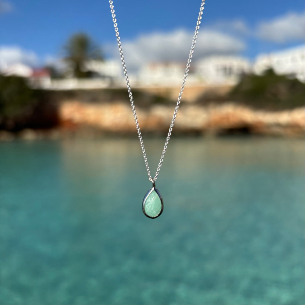 CONJUNTO COLLAR AMAZONITA