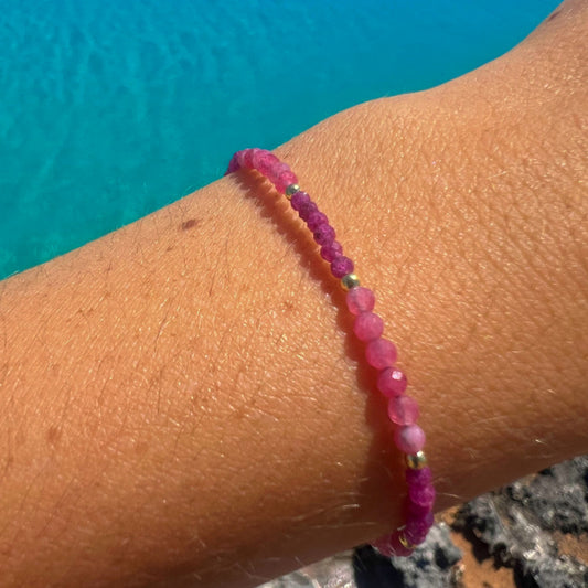 ESCACS RUBY GOLD BRACELET