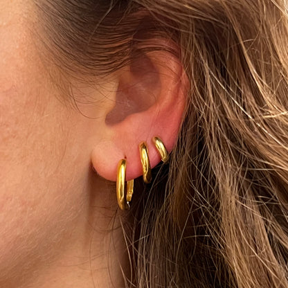 PENDIENTES GORA ORO