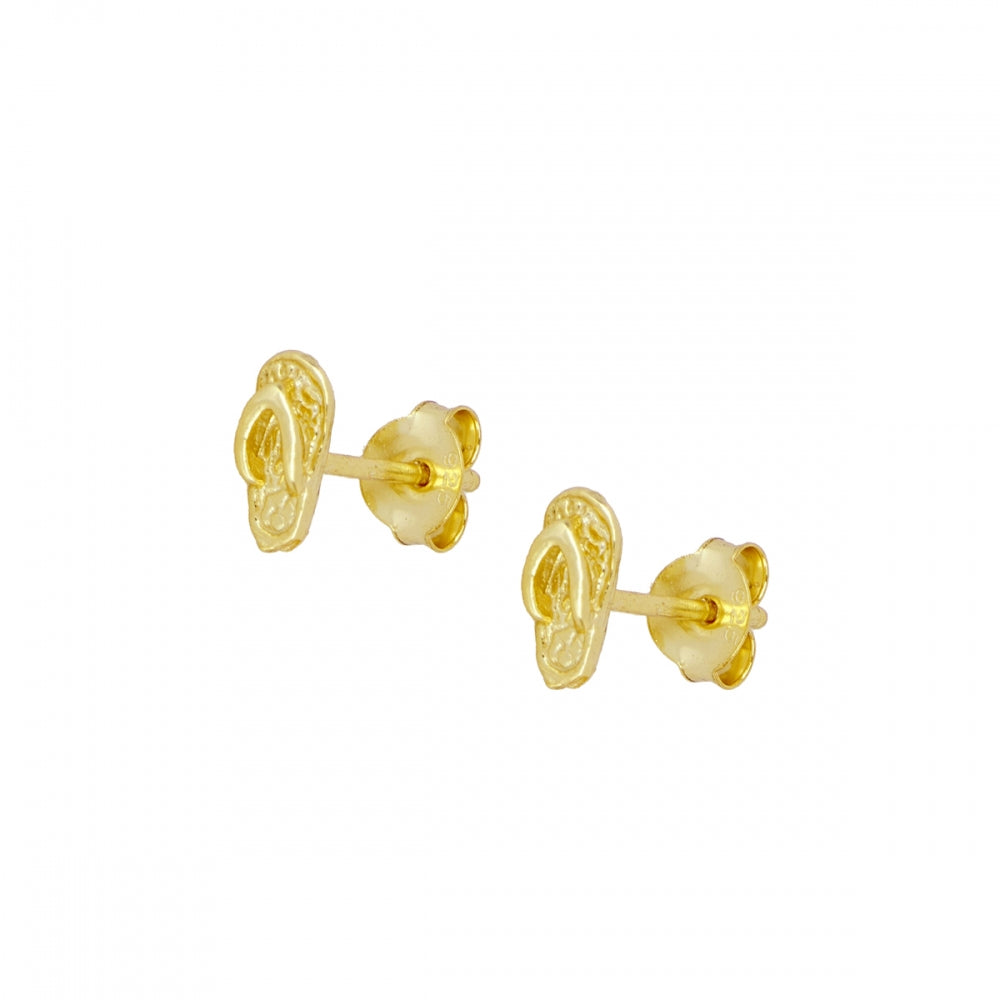 MINI PENDIENTES FLIPFLOP ORO