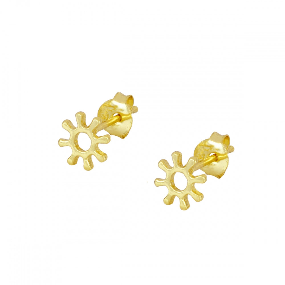 MINI PENDIENTES SUN ORO