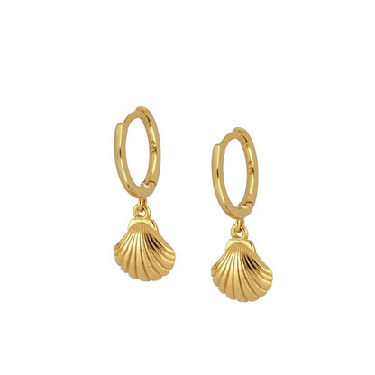 PENDIENTES SHELL ORO