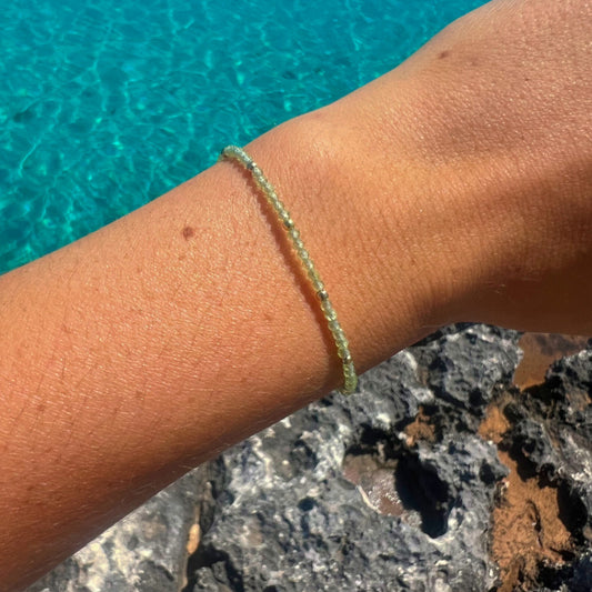 BRACELET PÉRIDOT EN OR