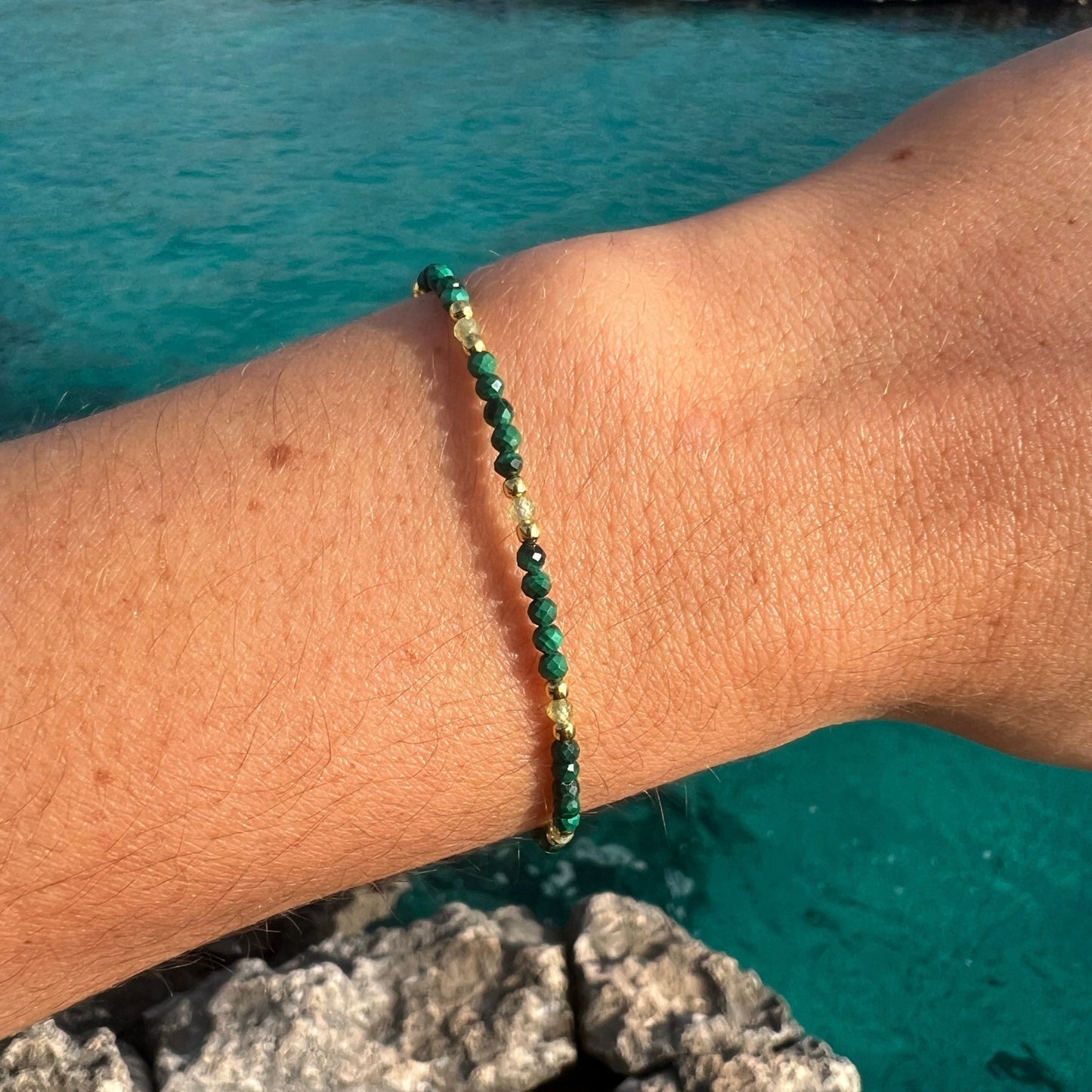 PULSERA SOUL MALAQUITA ORO