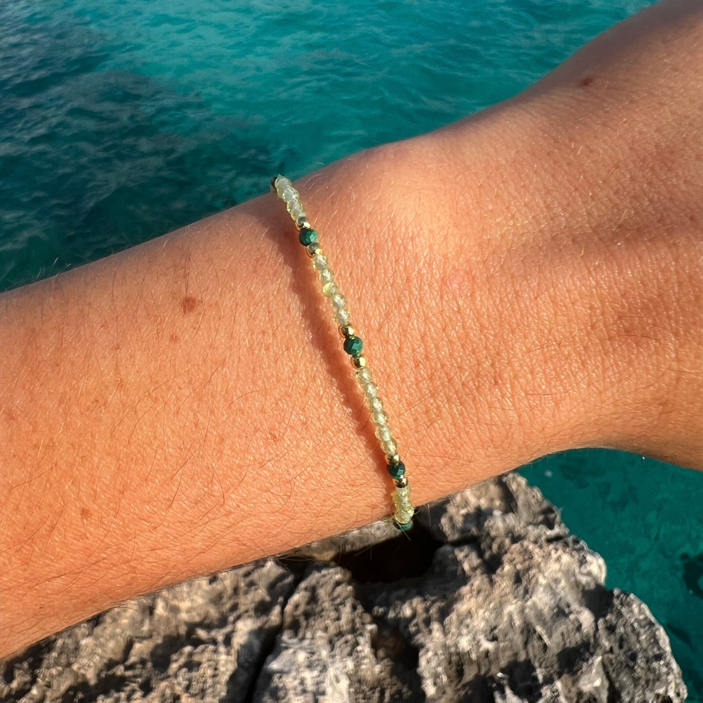 PULSERA SOUL PERIDOTO ORO