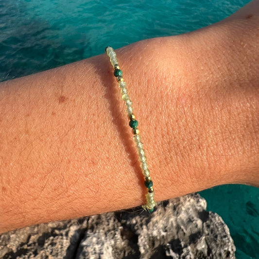 PULSERA SOUL PERIDOTO ORO