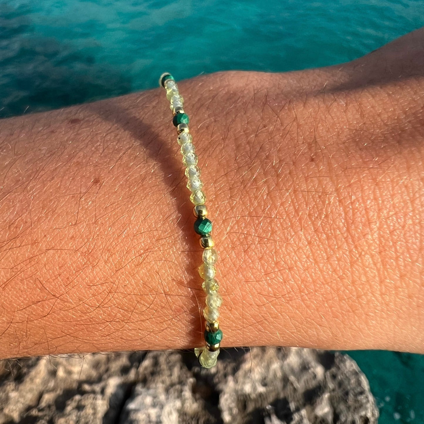 PULSERA SOUL PERIDOTO ORO