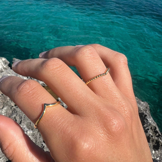BAGUE À POINTS